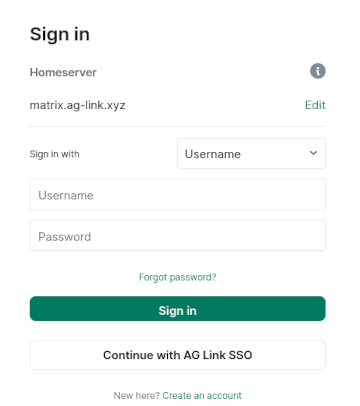 Example Image of Element Login